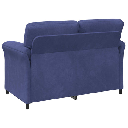 2-sits soffa Polisblå 138 x 83 x 95 cm Sammet