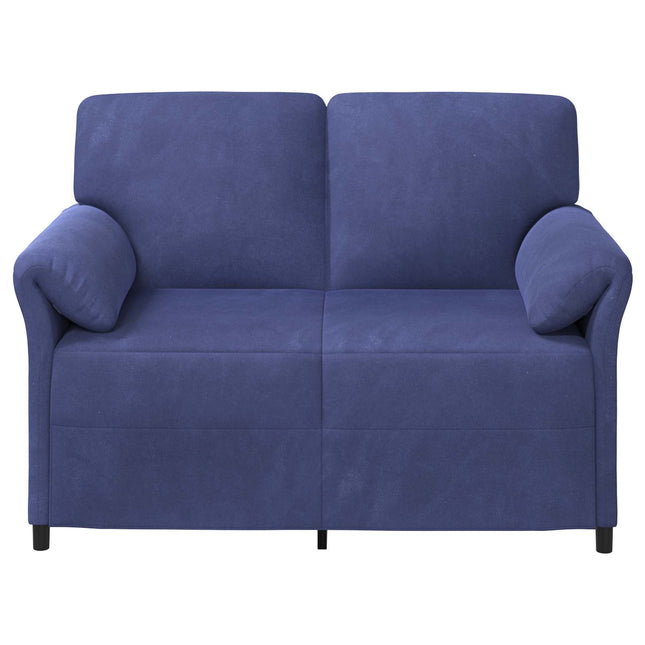 2-sits soffa Polisblå 138 x 83 x 95 cm Sammet
