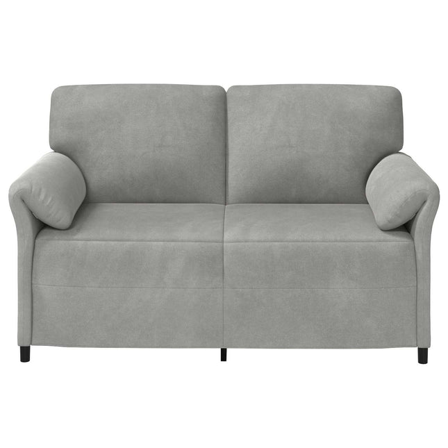 2-sits soffa Ljusgrå 158 x 83 x 95 cm Sammet