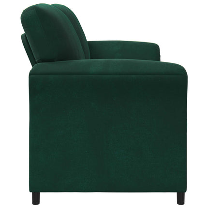 2-sits soffa Mörkgrön 158 x 83 x 95 cm Sammet