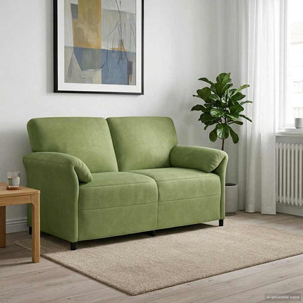 2-sits soffa Ljusgrön 158 x 83 x 95 cm Sammet