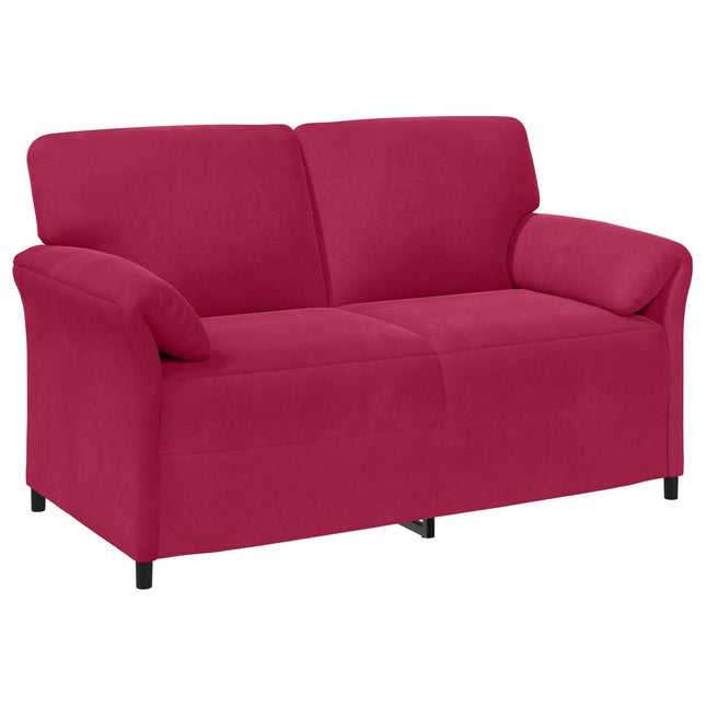 2-sits soffa Vinröd 158 x 83 x 95 cm Sammet