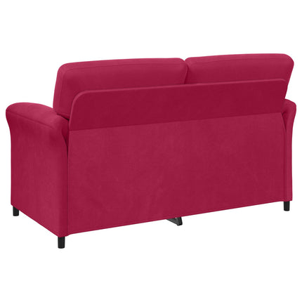 2-sits soffa Vinröd 158 x 83 x 95 cm Sammet