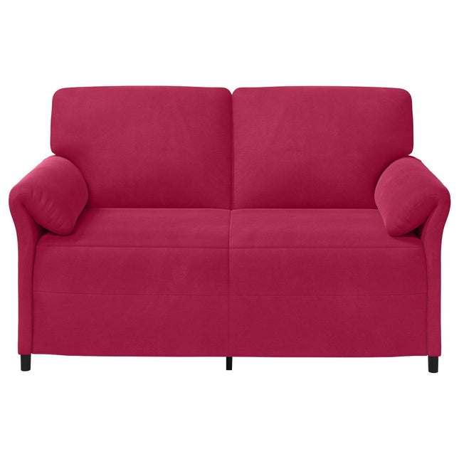 2-sits soffa Vinröd 158 x 83 x 95 cm Sammet