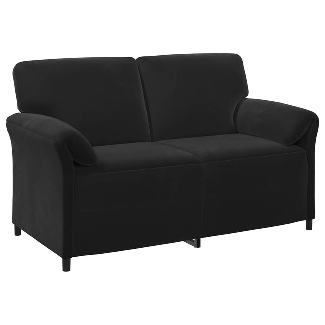 2-sits soffa Svart 158 x 83 x 95 cm Sammet