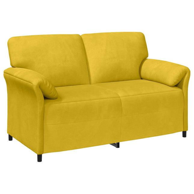 2-sits soffa Gul 158 x 83 x 95 cm Sammet