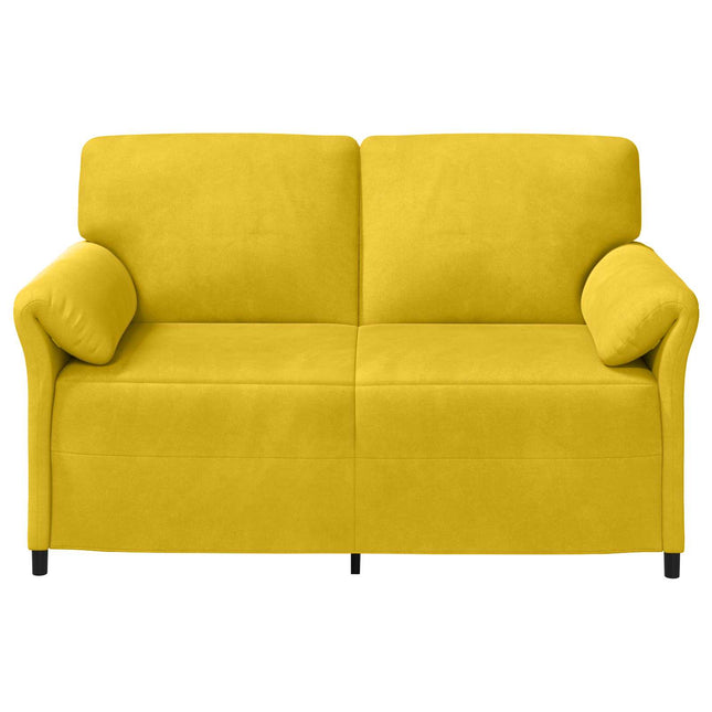 2-sits soffa Gul 158 x 83 x 95 cm Sammet