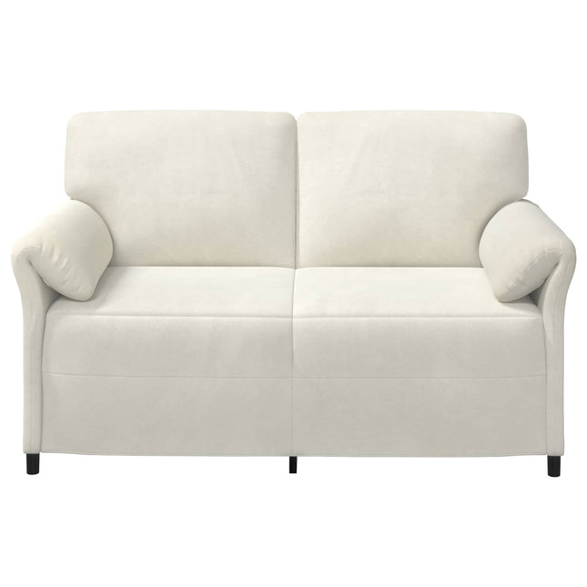 2-sits soffa Gräddvit 158 x 83 x 95 cm Sammet