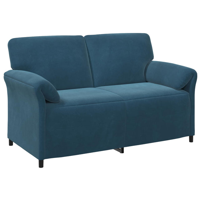 2-sits soffa Blå 158 x 83 x 95 cm Sammet