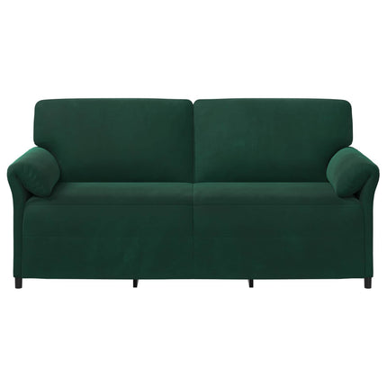 3-Sits soffa Mörkgrön 198 x 83 x 95 cm Sammet
