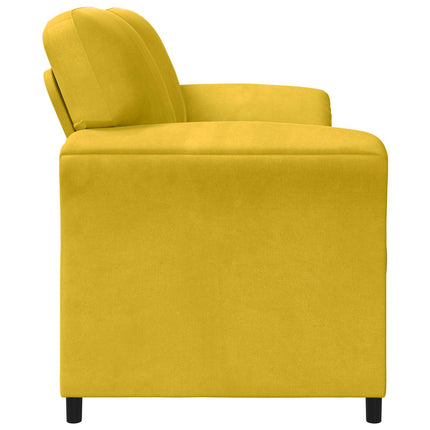 3-Sits soffa Gul 198 x 83 x 95 cm Sammet