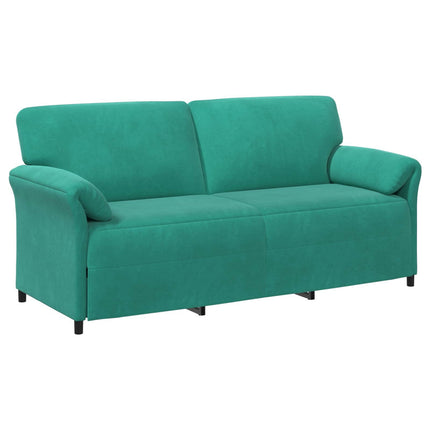 3-Sits soffa Turkos 198 x 83 x 95 cm Sammet