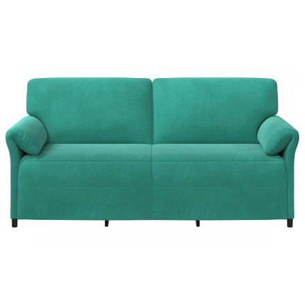 3-Sits soffa Turkos 198 x 83 x 95 cm Sammet