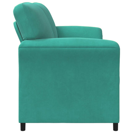 3-Sits soffa Turkos 198 x 83 x 95 cm Sammet