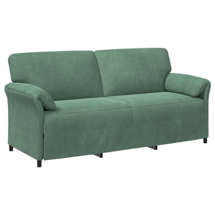 3-Sits soffa Havgrön 198 x 83 x 95 cm Sammet