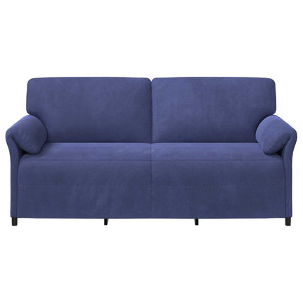3-Sits soffa Polisblå 198 x 83 x 95 cm Sammet