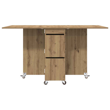 Matbord 2 pcs 140 x 80 x 77 cm Konstruerat trä Artisan-ek