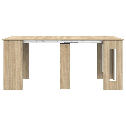 Matbord 180 x 85 x 75 cm Konstruerat trä Sonoma-ek Rektangulär
