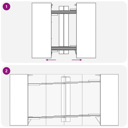 Matbord 180 x 85 x 75 cm Konstruerat trä Gammalt trä