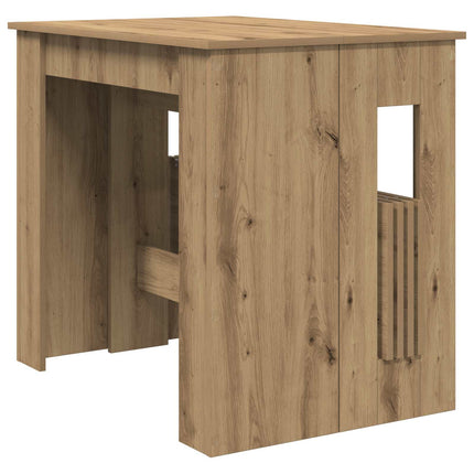 Matbord 180 x 85 x 75 cm Konstruerat trä Artisan-ek Rektangulär