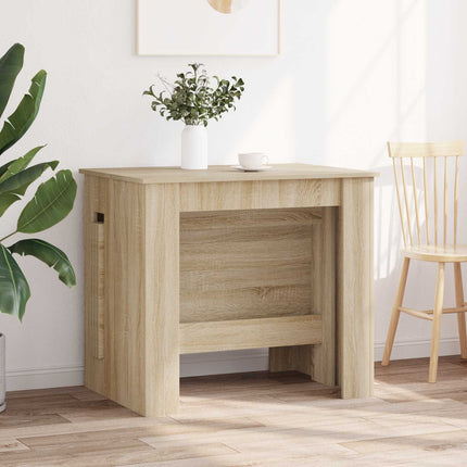 Matbord 240 x 85 x 75 cm Konstruerat trä Sonoma-ek Rektangulär