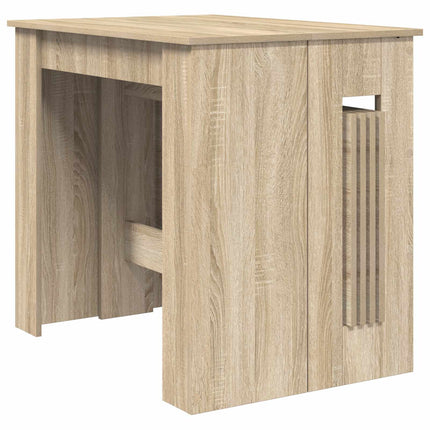 Matbord 240 x 85 x 75 cm Konstruerat trä Sonoma-ek Rektangulär