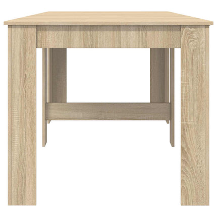 Matbord 240 x 85 x 75 cm Konstruerat trä Sonoma-ek Rektangulär