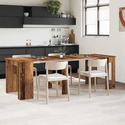 Matbord 240 x 85 x 75 cm Konstruerat trä Gammalt trä