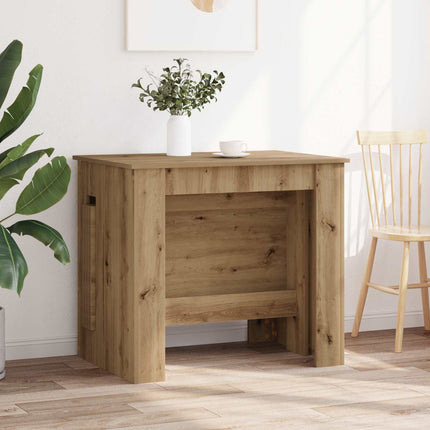 Matbord 240 x 85 x 75 cm Konstruerat trä Artisan-ek Rektangulär