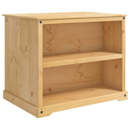 Köksvagn 2 pcs Honungsvax 112 x 77 x 91,5 cm Massivt furu