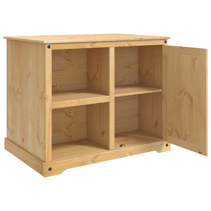 Köksvagn 2 pcs Honungsvax 112 x 77 x 91,5 cm Massivt furu