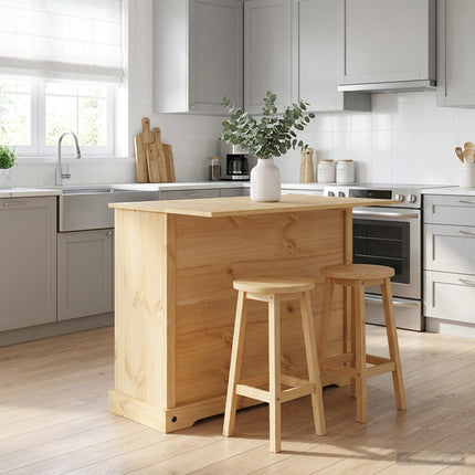 Köksö set Honungsvax 112 x 70 x 91,5 cm Massivt furu