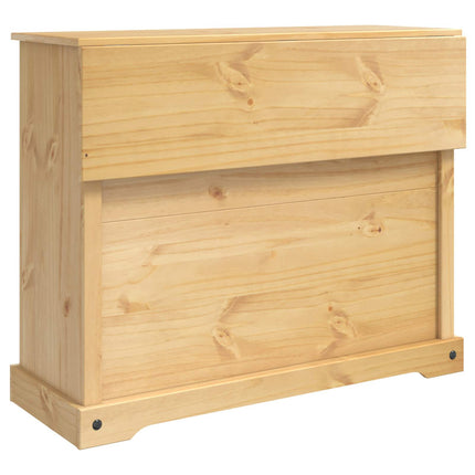 Köksvagn 2 pcs Honungsvax 112 x 70 x 91,5 cm Massivt furu
