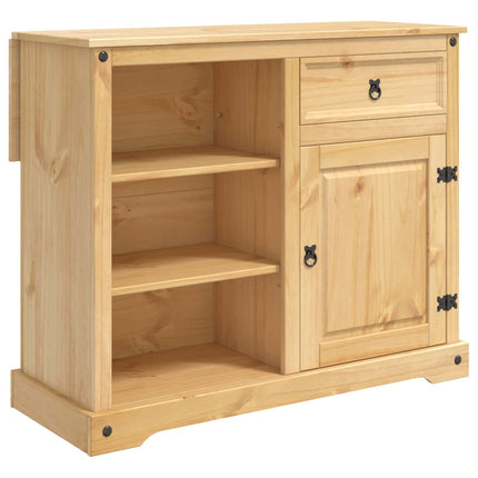 Köksvagn 2 pcs Honungsvax 112 x 70 x 91,5 cm Massivt furu