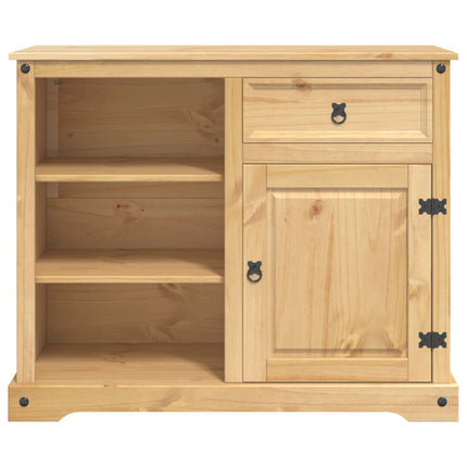 Köksvagn 2 pcs Honungsvax 112 x 70 x 91,5 cm Massivt furu