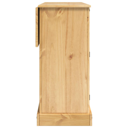 Köksvagn 2 pcs Honungsvax 112 x 70 x 91,5 cm Massivt furu