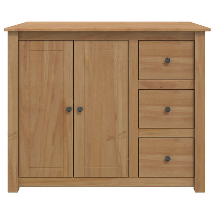 Köksvagn PANAMA 2 pcs Honungsvax 112 x 77 x 90 cm Massivt furu