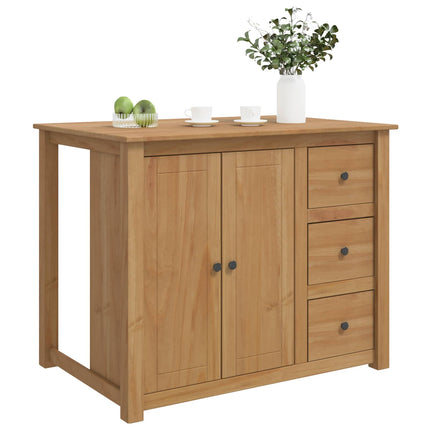 Köksvagn PANAMA 2 pcs Honungsvax 112 x 77 x 90 cm Massivt furu