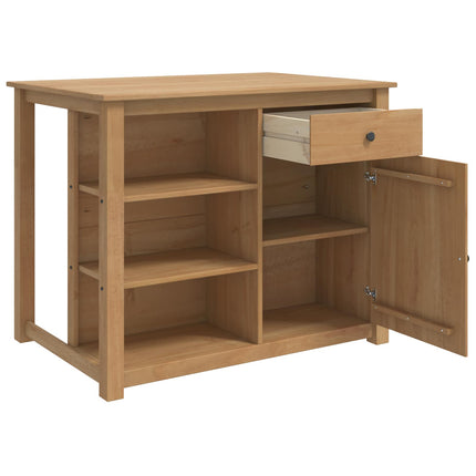 Köksvagn PANAMA 2 pcs Honungsvax 112 x 77 x 90 cm Massivt furu