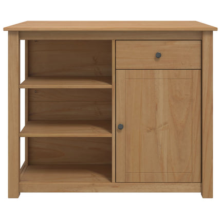 Köksvagn PANAMA 2 pcs Honungsvax 112 x 77 x 90 cm Massivt furu
