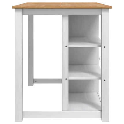 Köksö set 2 st PANAMA Vit och Honungsvax 112 x 77 x 90 cm