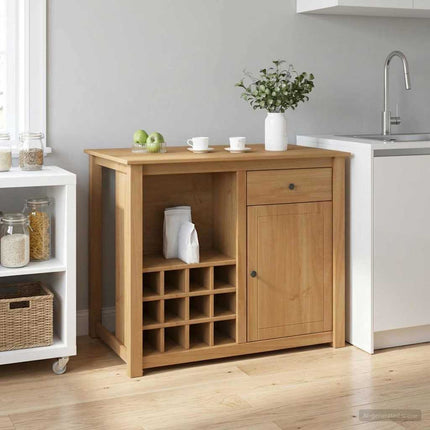 Köksö set 2 st PANAMA Honungsvax 112 x 77 x 90 cm Massivt furu