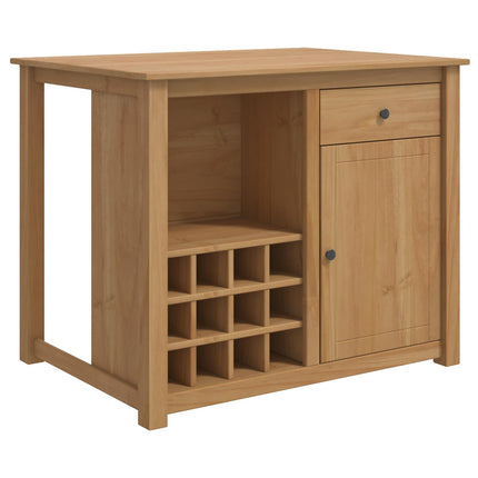 Köksö set 2 st PANAMA Honungsvax 112 x 77 x 90 cm Massivt furu