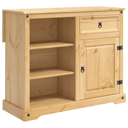 Köksö set 3 st Honungsvax 112 x 70 x 91,5 cm Massivt furu