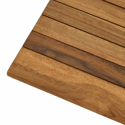 Bordsskiva 40 x 40 x 3,5 cm Fyrkantig Massivt teakträ Naturlig
