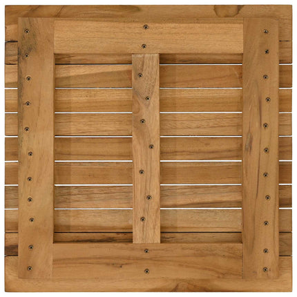 Bordsskiva 40 x 40 x 3,5 cm Fyrkantig Massivt teakträ Naturlig
