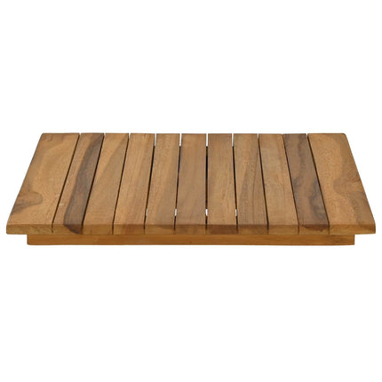 Bordsskiva 40 x 40 x 3,5 cm Fyrkantig Massivt teakträ Naturlig