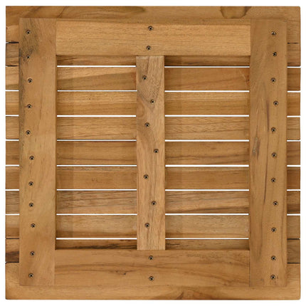 Bordsskiva 50 x 50 x 3,5 cm Fyrkantig Massivt teakträ Naturlig