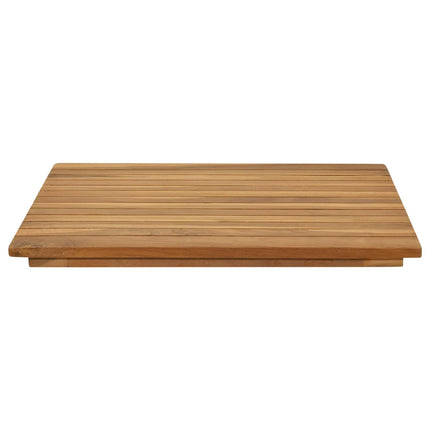 Bordsskiva 50 x 50 x 3,5 cm Fyrkantig Massivt teakträ Naturlig