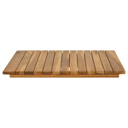 Bordsskiva 50 x 50 x 3,5 cm Fyrkantig Massivt teakträ Naturlig
